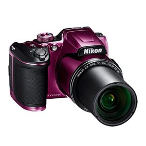 Nikon COOLPIX B500 16MP 40x Optical Zoom Digital Camera w/Wi-Fi (Plum) - (Renewed)