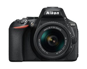 nikon d5600 dx-format digital slr w/ af-p dx nikkor 18-55mm f/3.5-5.6g vr, touchscreen, wi-fi, bluetooth (renewed)