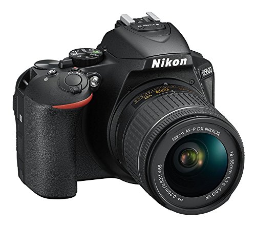 Nikon D5600 DX-format Digital SLR w/ AF-P DX NIKKOR 18-55mm f/3.5-5.6G VR, Touchscreen, Wi-Fi, Bluetooth (Renewed)