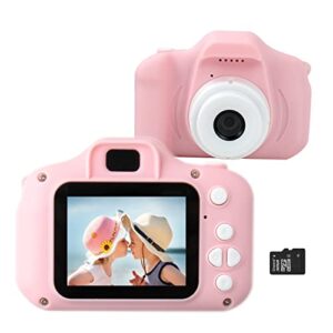 digital camera for kids 1080p fhd kids digital video camera with 2 inch screen and 32gb sd card for 3-10 years boys girls gift