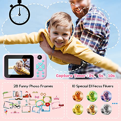 Digital Baby Camera for Kids Teens Boys Girls Adults 40MP 1080P Dual Lens MP3 Compact Mini Camera Kid Camera for Kids Student