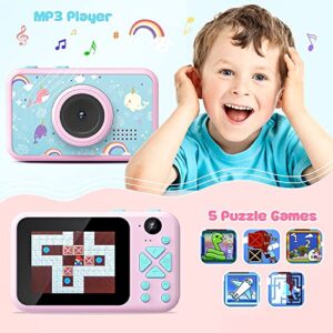 Digital Baby Camera for Kids Teens Boys Girls Adults 40MP 1080P Dual Lens MP3 Compact Mini Camera Kid Camera for Kids Student