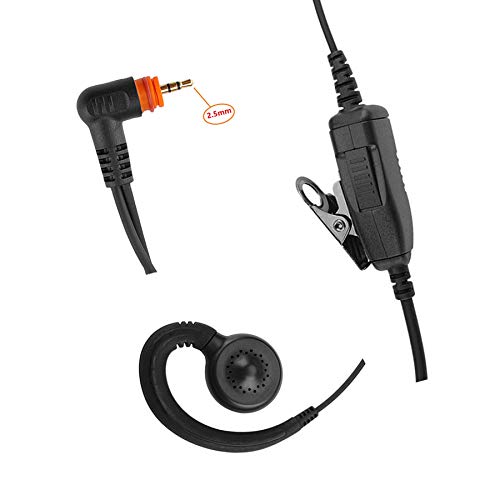 JEUYOEDE SL300 Single Wire Headset C-Style Swivel Ear-Hook Earpiece Compatible with Motorola 2 Way Radio SL4000 SL7550 SL8550 SL1K SL1M