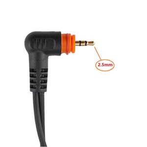 JEUYOEDE SL300 Single Wire Headset C-Style Swivel Ear-Hook Earpiece Compatible with Motorola 2 Way Radio SL4000 SL7550 SL8550 SL1K SL1M