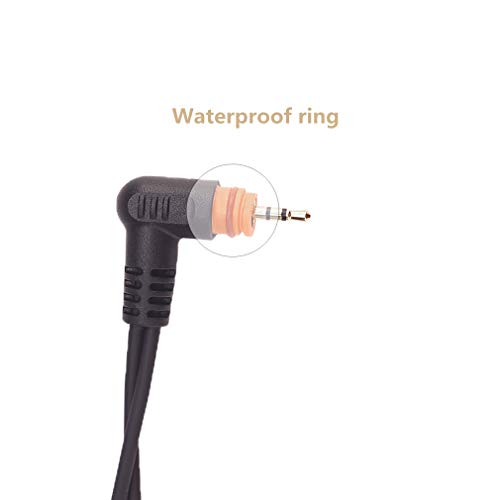 JEUYOEDE SL300 Single Wire Headset C-Style Swivel Ear-Hook Earpiece Compatible with Motorola 2 Way Radio SL4000 SL7550 SL8550 SL1K SL1M