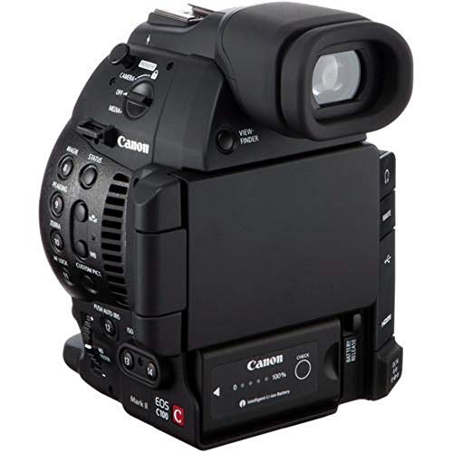 Canon EOS C100 Mark II Cinema EOS Camera with Dual Pixel CMOS AF (Body Only) International Version (No Warranty) (Renewed)