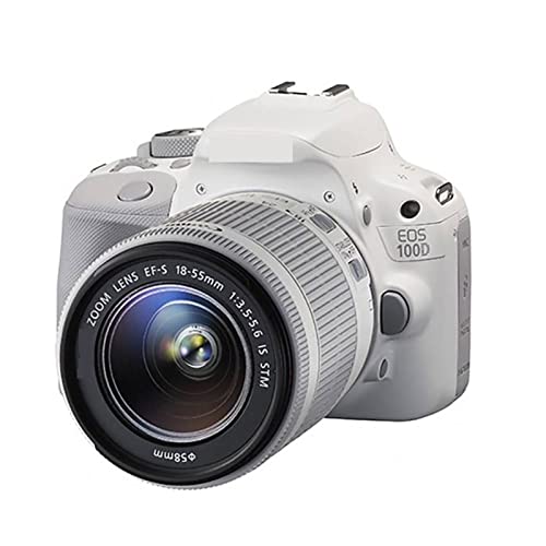 Camera EOS100D (18-55) Digital SLR Camera with Lens Digital Camera (Size : with 18-55STM Lens, Color : W)