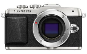 olympus e-pl7 16mp mirrorless digital camera with 3-inch lcd (silver)