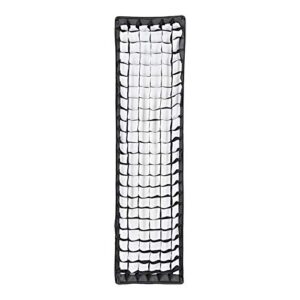 Godox 9"x 35" 22x90cm Honeycomb Grid Strip Softbox for Photo Studio Bowens Mount Flash Lighting and S-Type Bracket Bowens Mount Holder for Speedlite