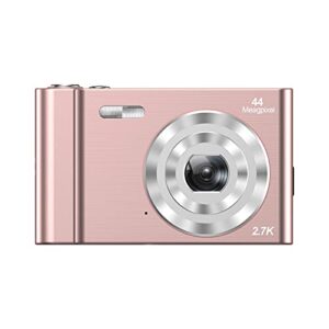 saterkali digital recording camera easy to operate making vlog plastic wear resistant digital -compatible for gifts pink