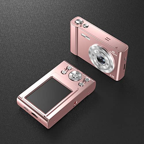 Saterkali Digital Recording Camera Easy to Operate Making Vlog Plastic Wear Resistant Digital -Compatible for Gifts Pink