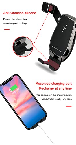 JNGXQ car Phone Holder for Ford Mustang Phone Mount Interior Accessories 2016 2017 2018 2019 2020 2021 2022 2023 Phone Stand Vent