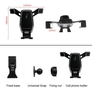 JNGXQ car Phone Holder for Ford Mustang Phone Mount Interior Accessories 2016 2017 2018 2019 2020 2021 2022 2023 Phone Stand Vent