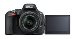 nikon d5500 dx-format digital slr w/ 18-55mm vr ii kit (black) (renewed)