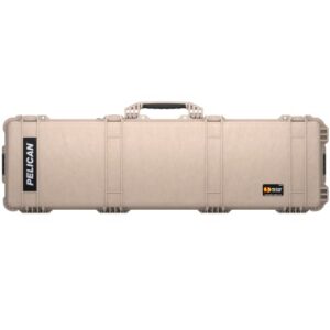 Pelican Protector 1750 Long Case - Multi-Purpose Hard Case with Foam - Tripod, Camera Equipment, Sportsmans Gun Case, Electronics Gear, and More (Desert Tan)