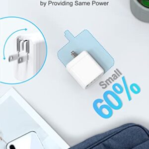 USB C Wall Charger, 65W 3-Port GaN Charger, PPS PD3.0 Fast Charging Block Foldable, Hurple 65W USB C Charger for MacBook Air Pro, iPhone 13, Galaxy S22, Note 20, iPad Pro, Airpods, Watch and More