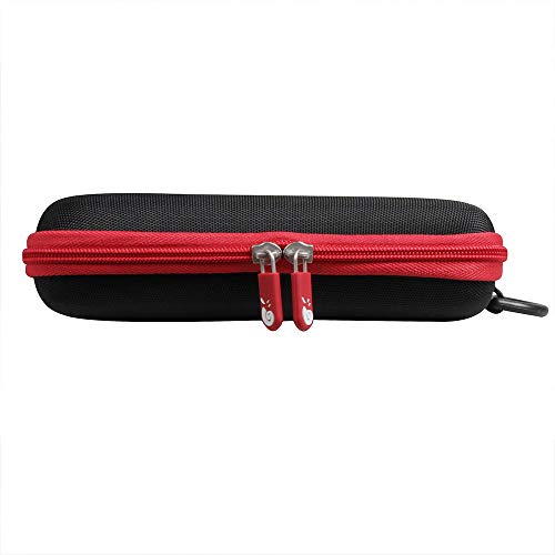 Hermitshell Hard Travel Case for Ekrist/LanLuk Portable Charger Power Bank 25800mAh (Black + Red Zipper)