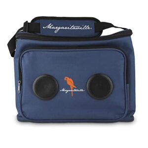 Margaritaville Cooler Bluetooth Speaker, Wireless & Portable Speaker with Ice Chest, 12 Can & Bottle Capacity, 33 Foot Range & 5 Hours of Playtime, Navy