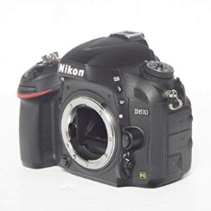 Nikon D610 24.3 MP CMOS FX-Format Digital SLR Camera (Body Only) (Renewed)