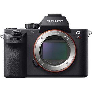 Sony Alpha a7R II Mirrorless Digital Camera (Body Only) (ILCE7RM2/B) + 64GB Memory Card + Corel Photo Software + Case + External Charger + NPF-W50 Battery + Card Reader + HDMI Cable + More (Renewed)