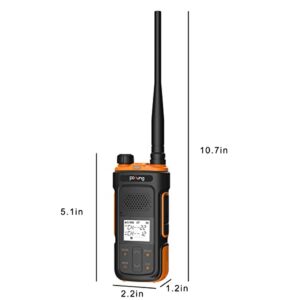 Pofung P11UV GMRS Two Way radios Long Range for Adults Rechargeable walkie talkies with Headset and USB (Type-C) Charging