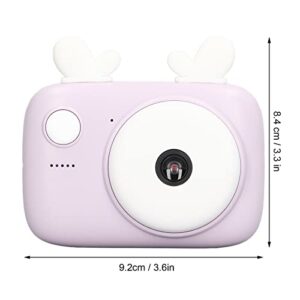 Kids Digital Camera, 1280x720 Timer Shooting Camera for Toddlers to Play Outdoor Games for Travel (Candy Purple)