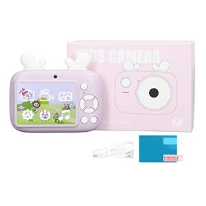 Kids Digital Camera, 1280x720 Timer Shooting Camera for Toddlers to Play Outdoor Games for Travel (Candy Purple)