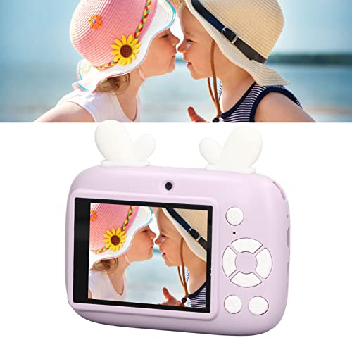 Kids Digital Camera, 1280x720 Timer Shooting Camera for Toddlers to Play Outdoor Games for Travel (Candy Purple)