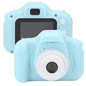 X2 Multifunctional Childrens Digital Camera, Photo Video Mini Camera with Memory Card Gift for Children(Green 32GB)