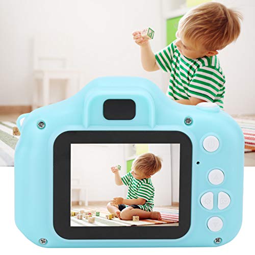 X2 Multifunctional Childrens Digital Camera, Photo Video Mini Camera with Memory Card Gift for Children(Green 32GB)