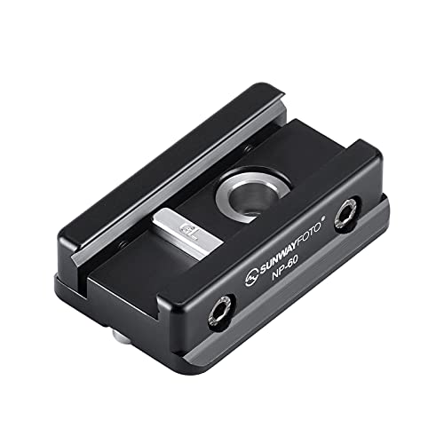 SUNWAYFOTO NP-60 Picatinny NATO Arca-Swiss Tripod Dovetail Adapter Mount Arca Compatible