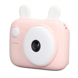 kids camera, children camera toys 800mah battery mini portable for outdoor for playing games for travel (candy pink)