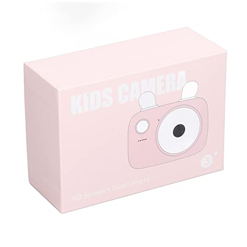 Kids Camera, Children Camera Toys 800mAh Battery Mini Portable for Outdoor for Playing Games for Travel (Candy Pink)