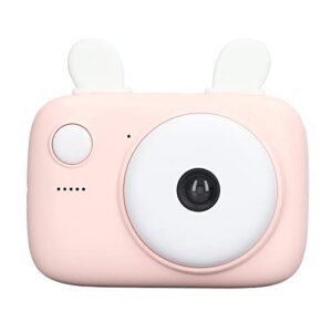 kids digital camera, 1280×720 timer shooting camera for toddlers to play outdoor games for travel (candy pink)