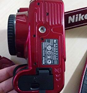 Nikon D3100 Digital SLR Camera Body (Red) (Renewed)