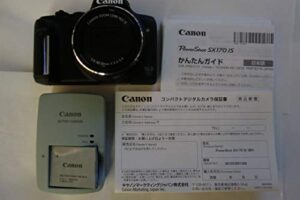 canon powershot sx170 is 3-inch lcd 16 megapixel compact camera, black