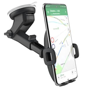 encased [updated v2] samsung phone holder – car mount for galaxy models s20 s21 s22 s23 plus, ultra, dash + windshield mounting, case friendly design (s10 s10+ note 9/10/20) (2023)