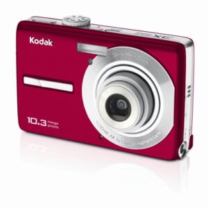 kodak easyshare m1063 10.3 mp digital camera with 3xoptical zoom (red)