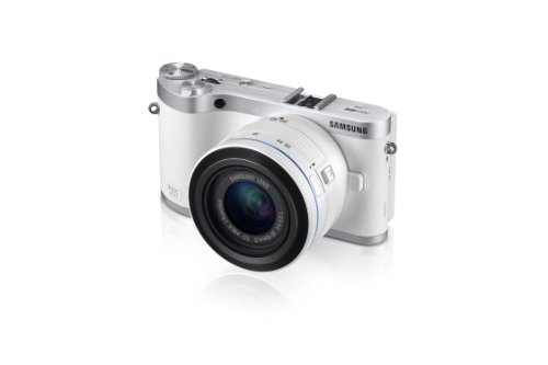 Samsung NX300 20.3MP CMOS Smart WiFi Mirrorless Digital Camera with 20-50mm Lens and 3.3" AMOLED Touch Screen (White)