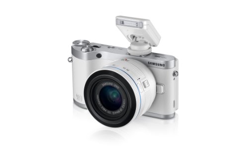 Samsung NX300 20.3MP CMOS Smart WiFi Mirrorless Digital Camera with 20-50mm Lens and 3.3" AMOLED Touch Screen (White)