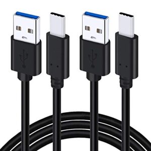 extended 10mm usb type c charger cable for ip68 ip69k rugged phones agm | blackview | cubot | cat | doogee | oukitel | umidigi | ulefone | galaxy xcover 5 4s or cases with deep recessed port (2pcs-1m)