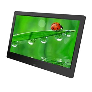 10 Inch Screen LED Backlight HD 1024 * 600 Digital Photo Frame Electronic Album Picture Music Movie Full Function (Color : C, Size : EU Plug)