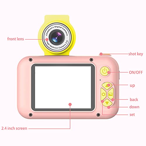 Kids Camera Point and Shoot Digital Cameras, Digital Camera for Boys and Girls - 40MP Children's Camera with 2.4 inch LCD Screen, Full HD 1080p Rechargeable Electronic Mini Camera