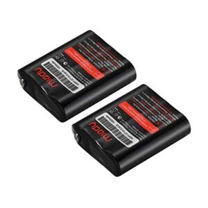 Miady Pack of 2 Two-Way Radio Rechargeable Batteries 3.6V 1000mAh for Talkabout Motorola 53615 KEBT-071A KEBT-071-B KEBT-071-C KEBT-071-D