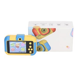 childrens camera, support video recording kid camera digital one click switching cartoon photo frame blue abs material for girls for outdoor