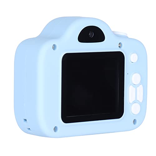 Mini Digital Camera, 1080p Kids Camera, 400mah Battery, Dual Front and Rear Cameras, 2.0 inch Full Color IPS Screen, for Kids Mini Educational Toy Camera (Blue)