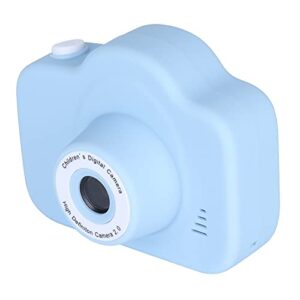 Mini Digital Camera, 1080p Kids Camera, 400mah Battery, Dual Front and Rear Cameras, 2.0 inch Full Color IPS Screen, for Kids Mini Educational Toy Camera (Blue)