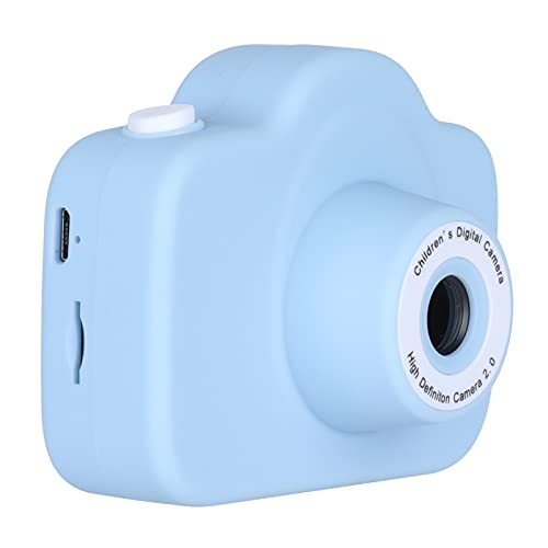 Mini Digital Camera, 1080p Kids Camera, 400mah Battery, Dual Front and Rear Cameras, 2.0 inch Full Color IPS Screen, for Kids Mini Educational Toy Camera (Blue)