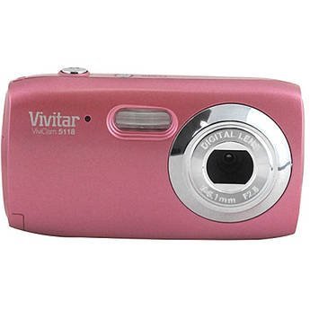 Vivitar ViviCam 5118 - 5.1 Megapixels 4x Digital Zoom - Color : Pink