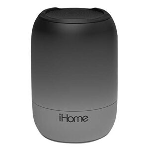 ihome playfade portable bluetooth speaker – water-resistant rechargeable audio device for outdoor events, pool party, beach, camping (model ibt400b) black